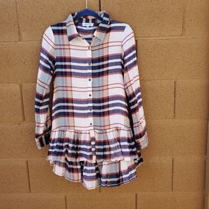 Grace & Lace Plaid button up flannel